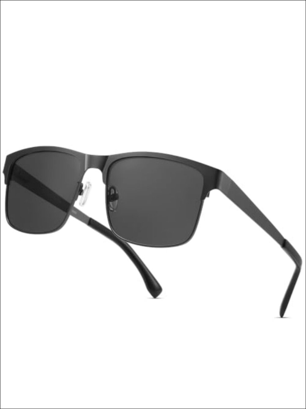 Polarized Aviator Sunglasses Men UV400 Metal Frame Square Anti-Glare